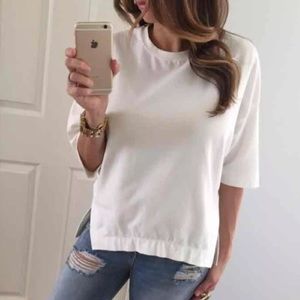 Ivory Oversized Top Size L